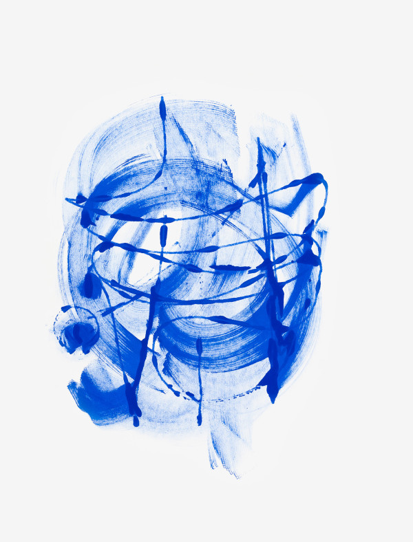 Abstraction (Blue #2) - Limited Edition Giclee Print (signed and numbered) by Jim Yale