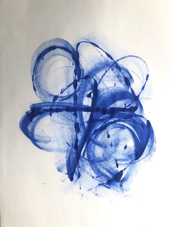 Abstraction (Blue #1) by Jim Yale