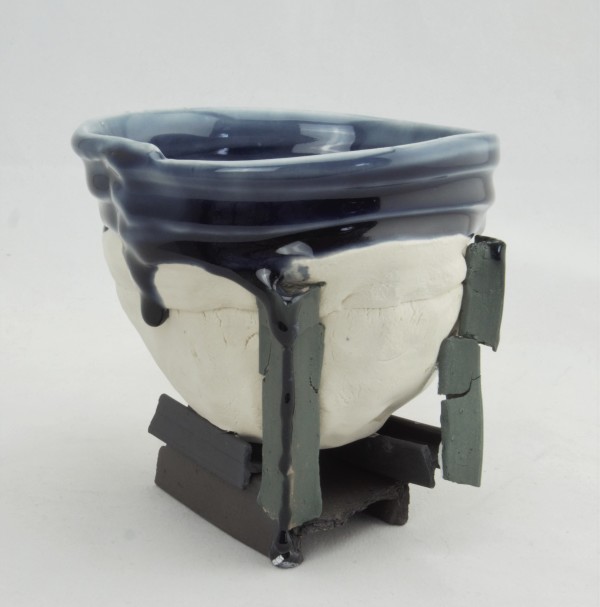 8 - Small  Blue Bowl by Matthew Eames