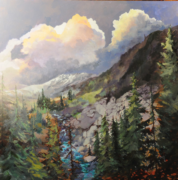 Mountain Majesty by Linda Loeschen