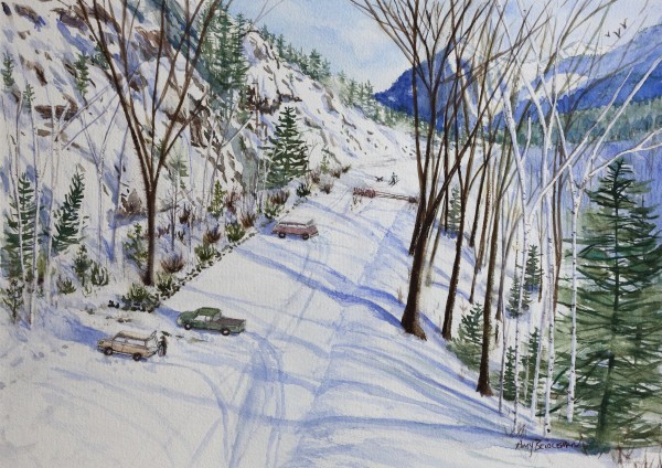 Winter Gate - Independence Pass by Amy Beidleman