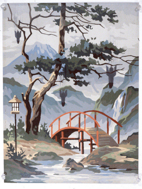Chinese Scene (With Bridge) by Randy Stevens