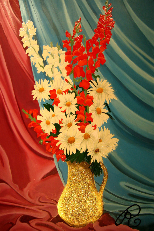 Floral Arrangement I (Color Scheme A) by Randy Stevens