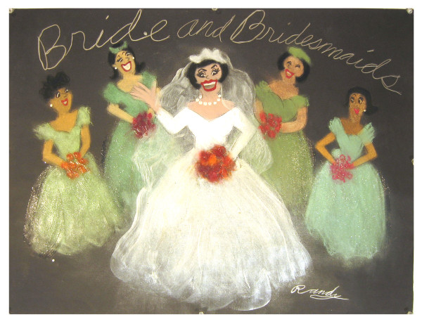 Bride and Bridesmaids by Randy Stevens