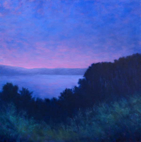 Dusk Falls Over the Bay by Victoria Veedell
