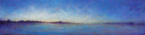 Looking West 12 x 48 by Victoria Veedell