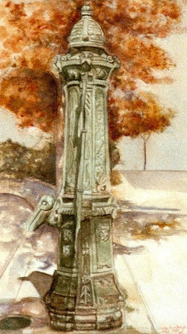 Berlin Water Pump by Leisa Shannon Corbett