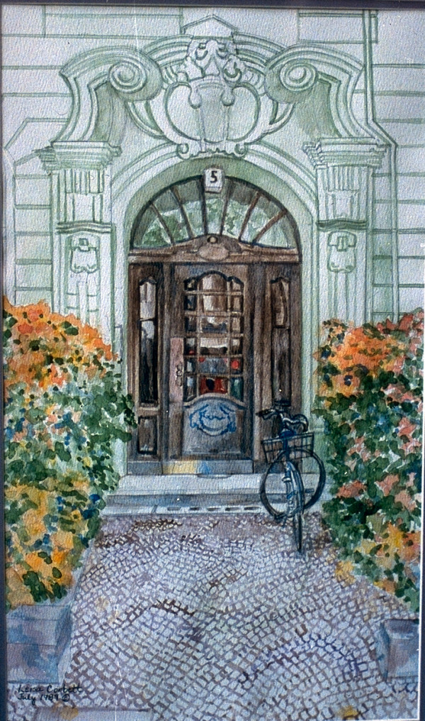 Berlin Doorway by Leisa Shannon Corbett