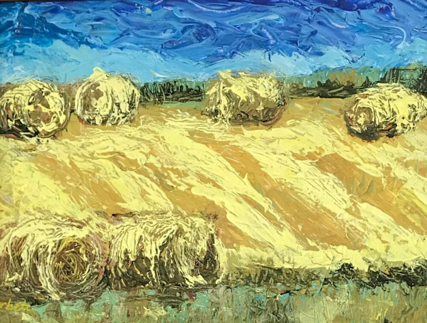 Hay Bales in Summer