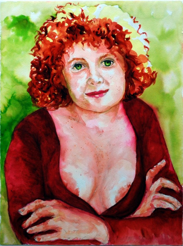 Red Haired Woman by Leisa Shannon Corbett