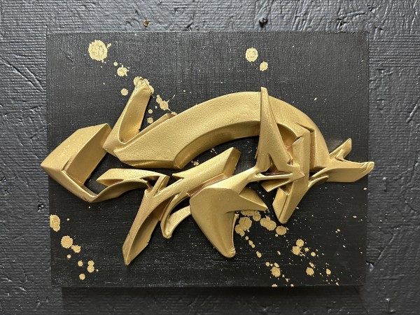GOLD RELIEF #2 by Man One