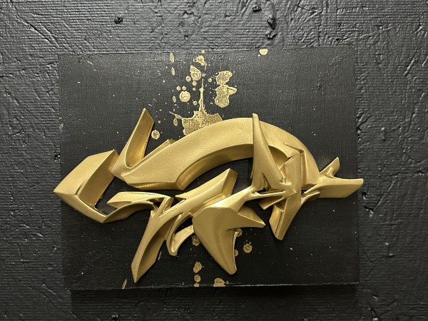 GOLD RELIEF #3 by Man One