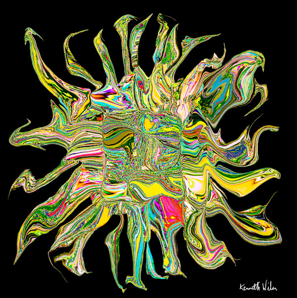 Sun Flower, 2 by Kenneth Wilan