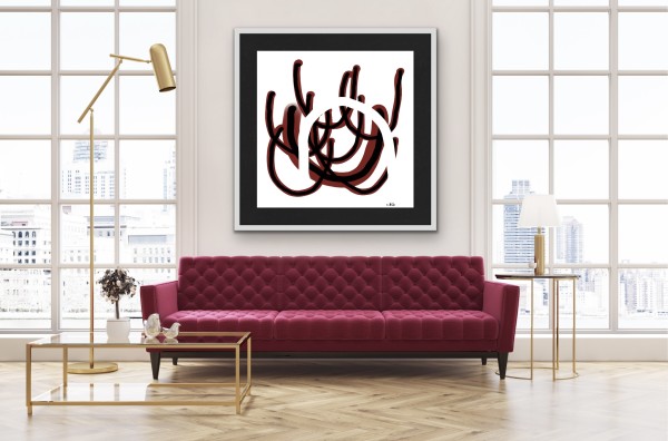 Smiles and a Frown, framed by Kenneth Wilan