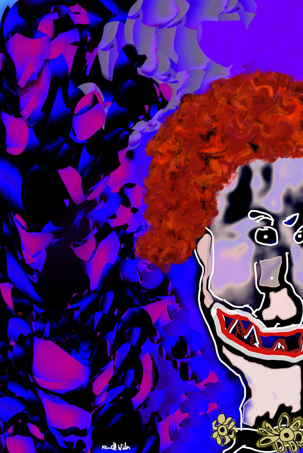 Clown Phantasia Beauty Garden by Kenneth Wilan, Image 2.
