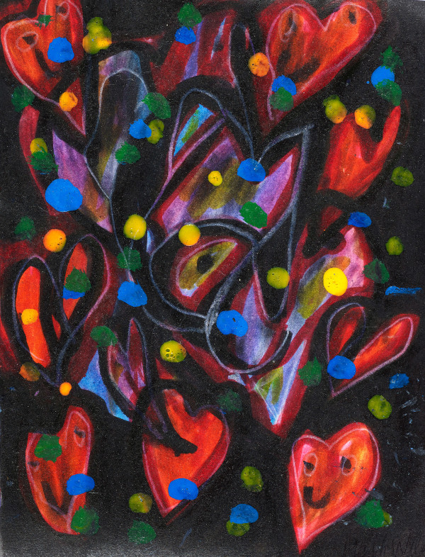 Floating Heart Person by Kenneth Wilan