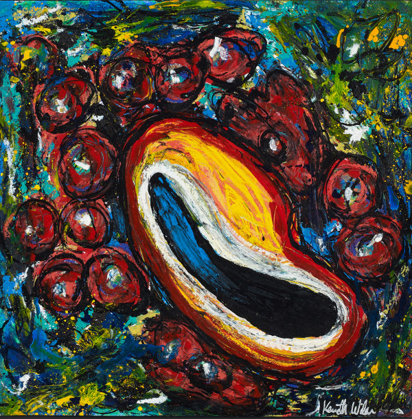 Abstraction in Color, Flower by Kenneth Wilan