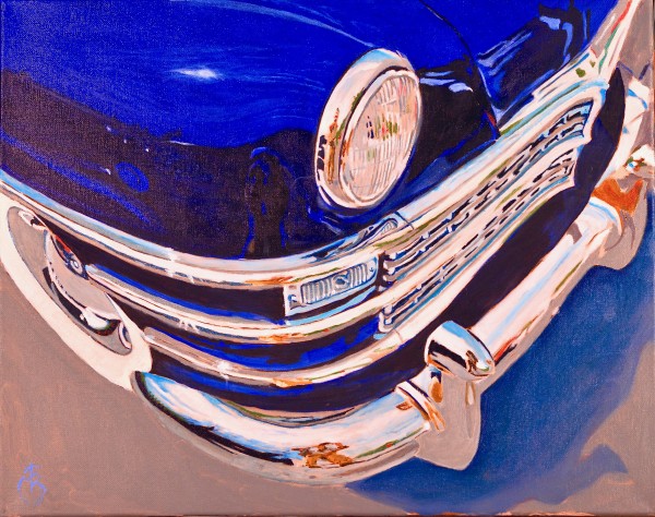 Blue 1947 Chevy by Tom Mewborn