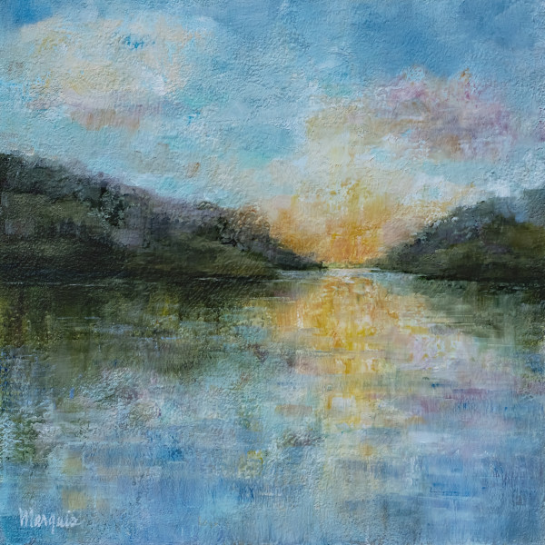 Sunset on the Lake by Wendy Marquis