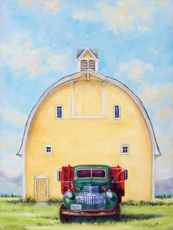 Metal Print mounted on Rusted Metal 3/50 by Wendy Marquis