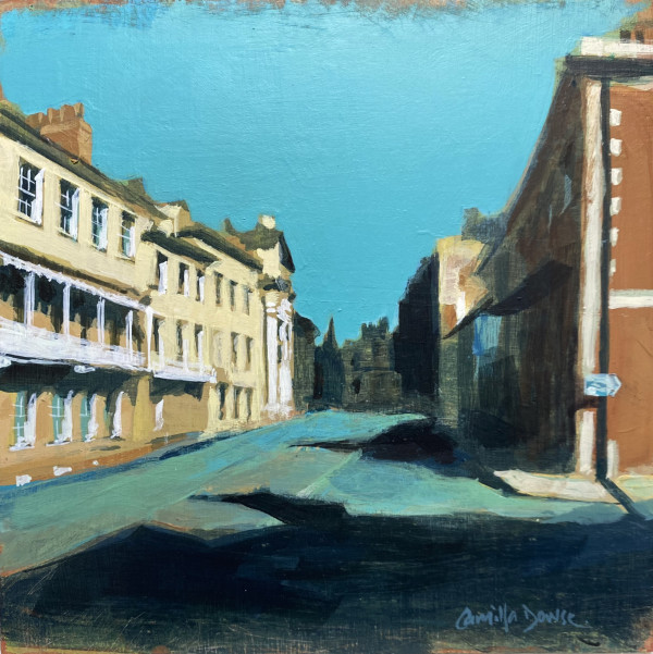 Beaumont Street towards St Giles, Oxford (study) by Camilla Dowse