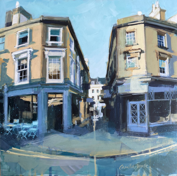 New Bond Street Place from Upper Borough Walls, Bath by Camilla Dowse
