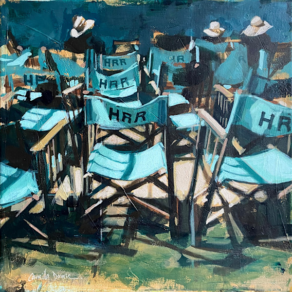 Chairs at the Henley Royal Regatta by Camilla Dowse, Image 1.