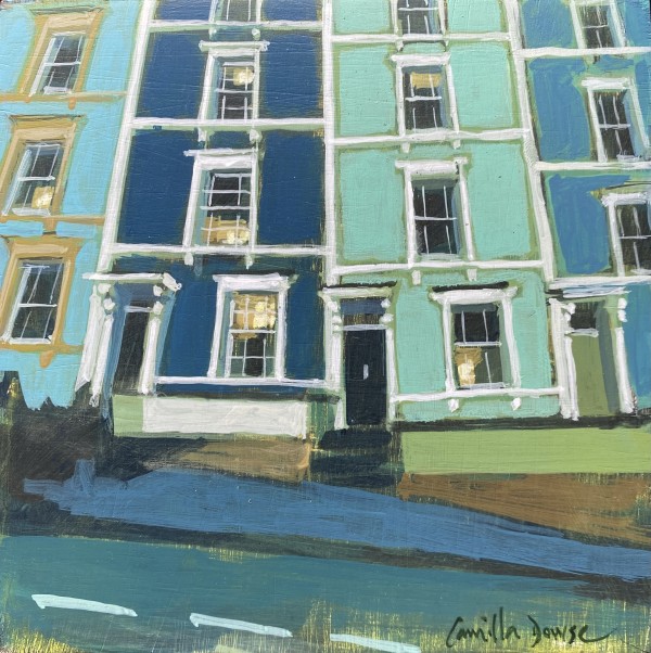 Ambrose Road, Bristol (study) 'Tall Blue Terrace' by Camilla Dowse