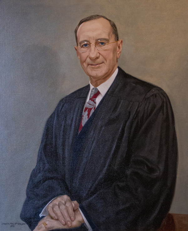 Portrait of Justice Howard L. Bevis by David Philip Wilson