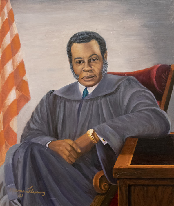 Portrait of Justice Lloyd O. Brown by Norma Fleming