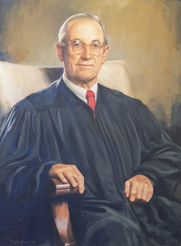 Portrait of Justice Paul Wesley Brown by Terry Rodgers