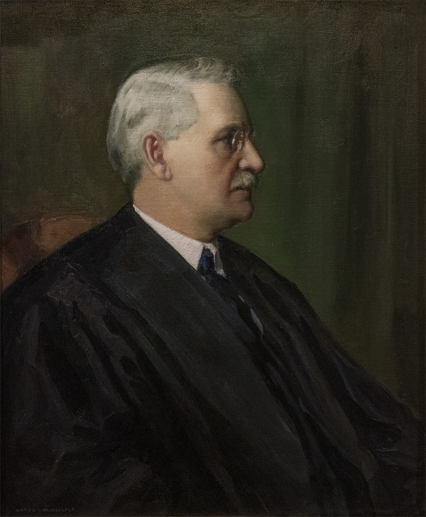 Portrait of Justice Maurice H. Donahue by Arthur William Woelfle