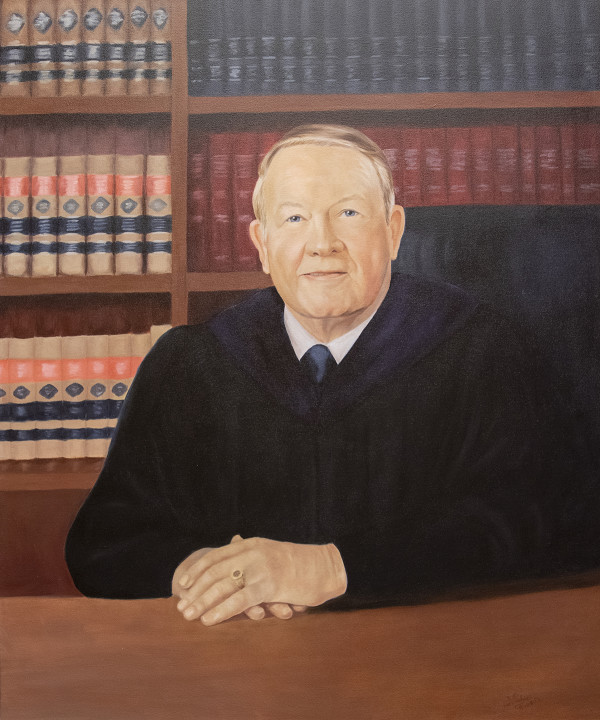 Portrait of Justice Robert E. Holmes by Unknown