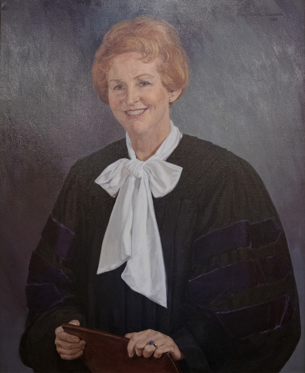 Portrait of Justice Blanche Krupansky by Nancy Bunch Sheridan