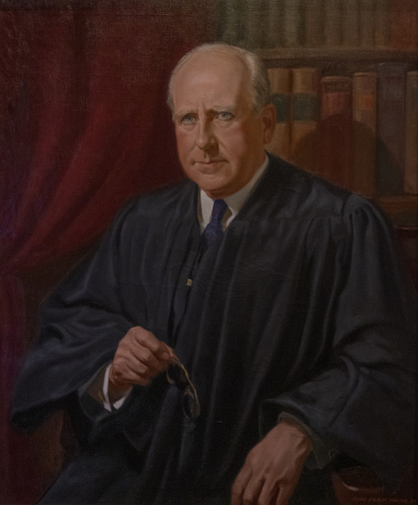 Portrait of Justice Edward S. Matthias by David Philip Wilson