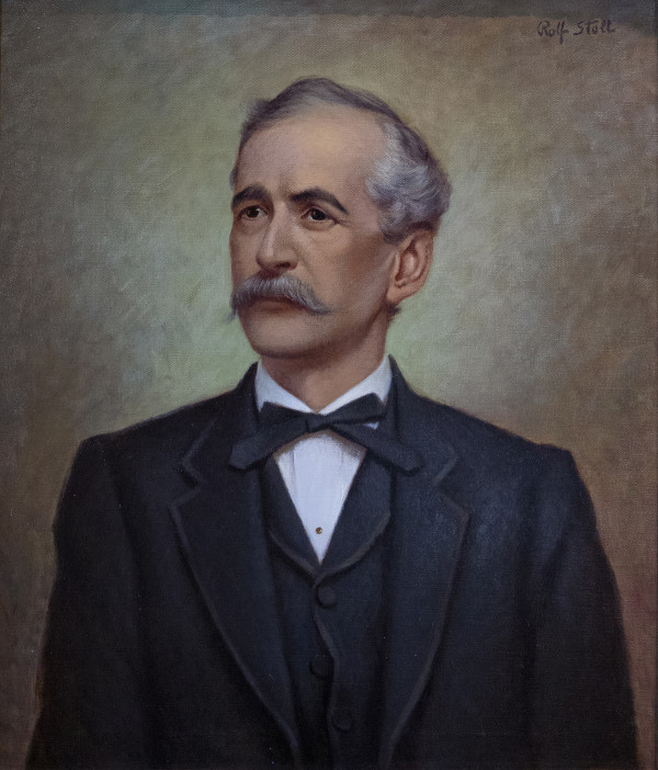 Portrait of Justice Thaddeus A. Minshall by Rolf Stoll