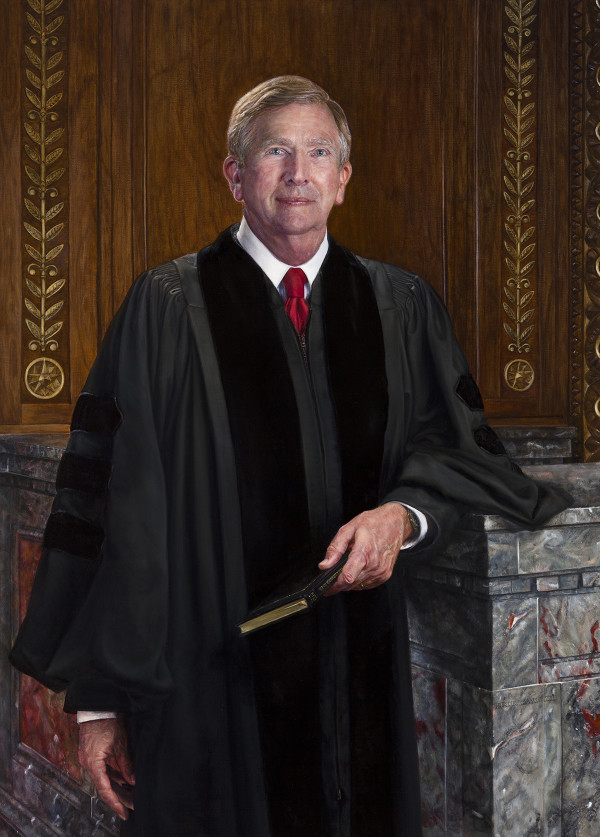 Portrait of Chief Justice Thomas J. Moyer by Leslie Adams