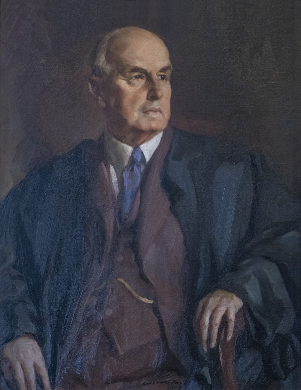 Portrait of Justice Hugh L. Nichols by Frank Werner