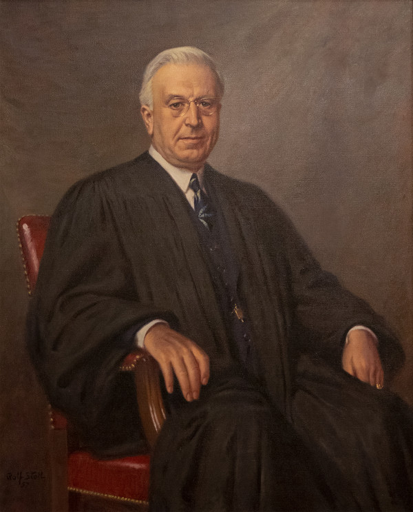 Portrait of Justice Carl V. Weygandt by Rolf Stoll