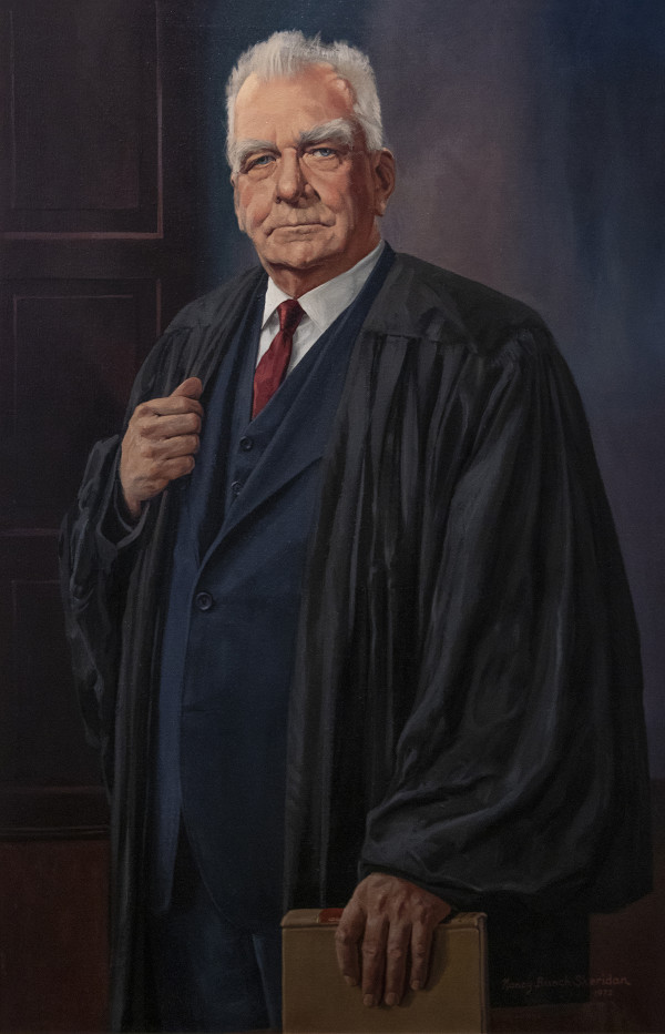 Portrait of Justice Charles Zimmerman by Nancy Bunch Sheridan