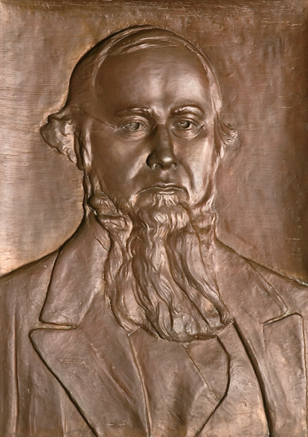 Bronze Portrait of Edwin M. Stanton by Mary Louise Alexander
