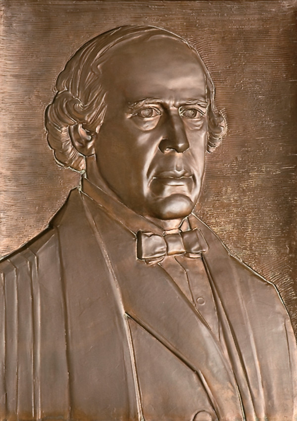 Bronze Portrait of Justice Chase by Ernest Bruce Haswell