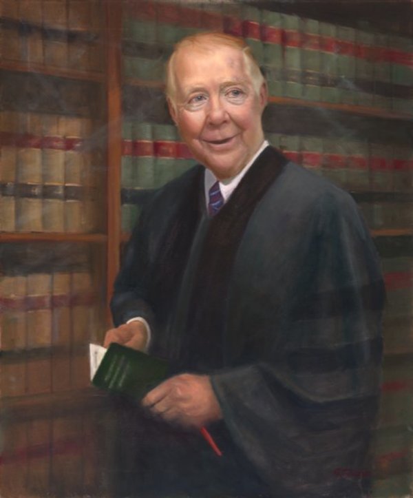 Portrait of Justice Andrew (Andy) Grant Douglas by Gregory Gibson