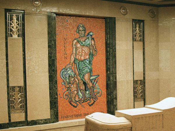 Elevator Lobby Mosaics by Rudolph Scheffler
