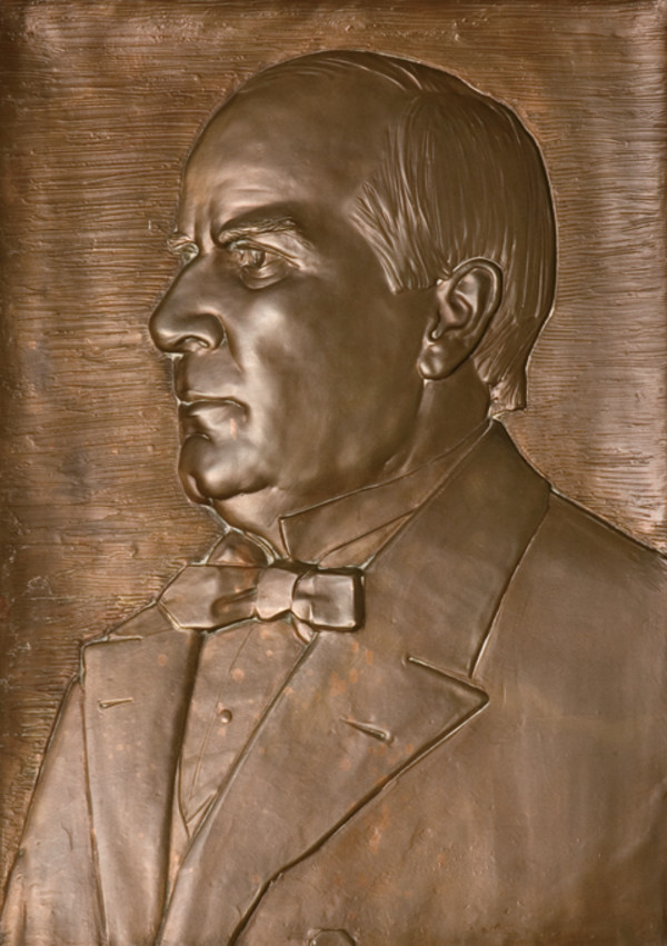 Bronze Portrait of President McKinley by Ernest Bruce Haswell