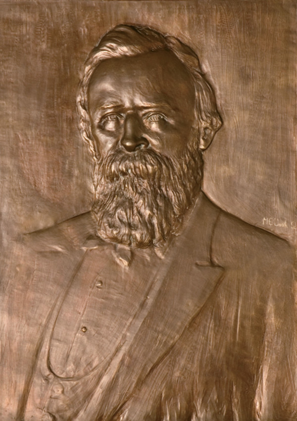 Bronze Portrait of President Hayes by May Elizabeth Cook