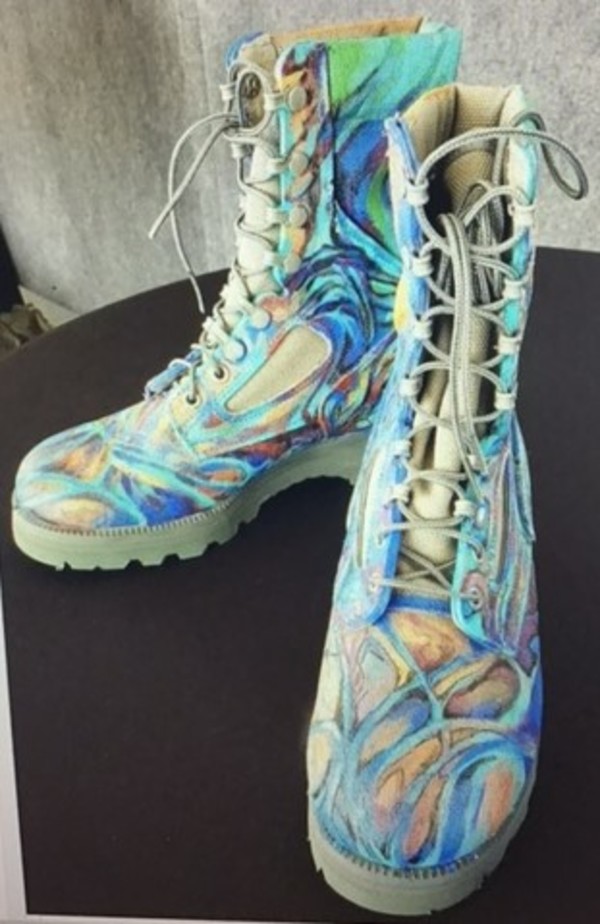 Art On Shoes Series/Collection/designs(Boots In Transformation).