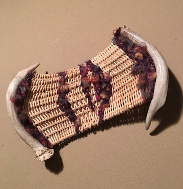 Double Antler Basket Tray #232/63 by Cathryn Peters