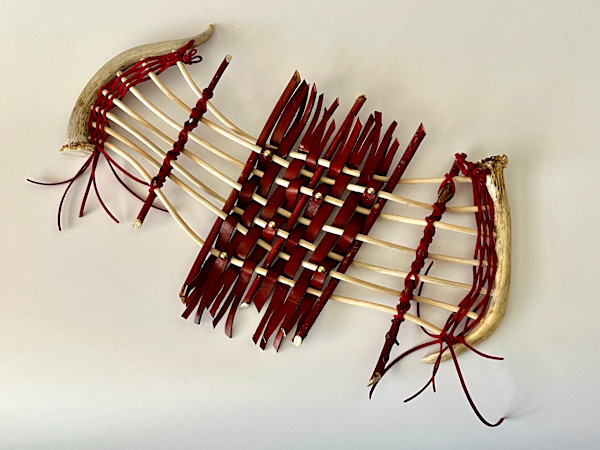 Antler Spikes in Red #276/76 by Cathryn Peters Designs