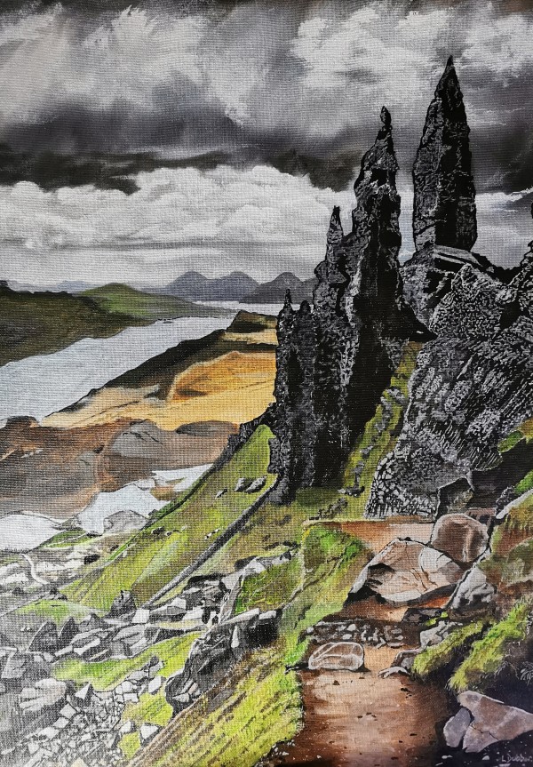 Old Man of Storr by Lois Dubber